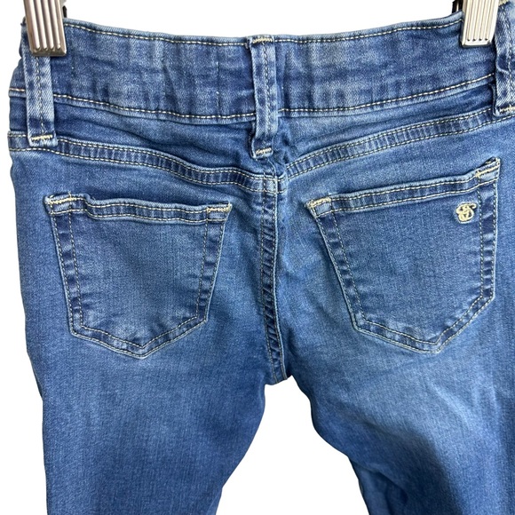 Jessica Simpson Skinny Adjustable Denim Blue Jeans Size 8 - Picture 2 of 6